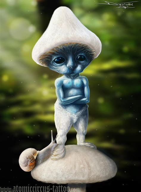 Realistic Smurf By Atomiccircus On Deviantart