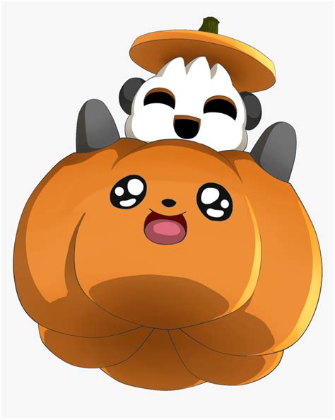 Pandapumpkin Discord Emoji Pumpkin Emoji Transparent Discord Hd Png