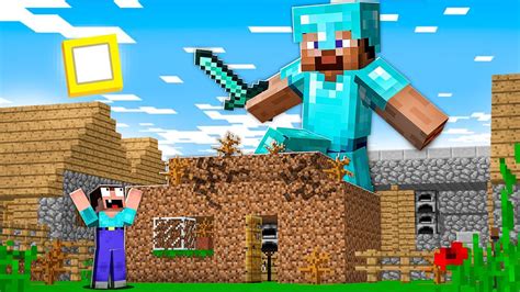 Giant Pro Destroyed Noob House In Minecraft Animation Noob Vs Pro