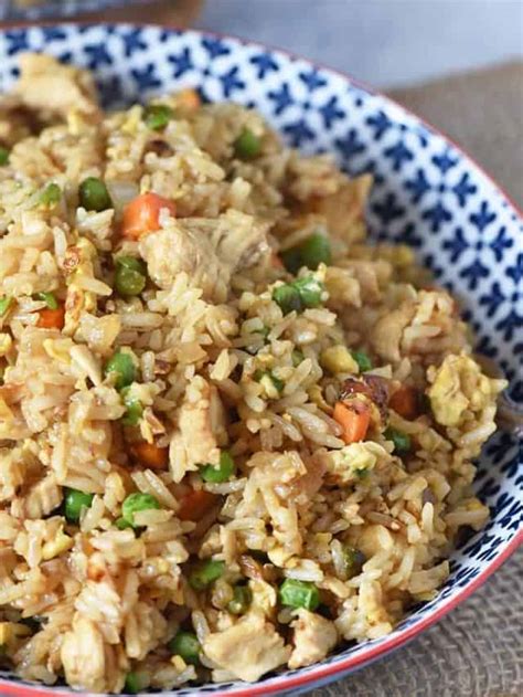Easy Chicken Fried Rice Recipe Adventures Of Mel