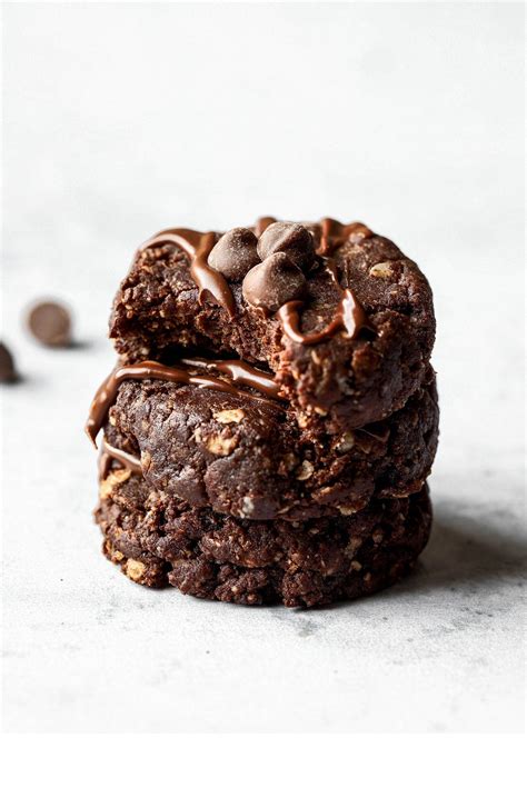 No Bake Breakfast Protein Cookies Nadias Healthy Kitchen Chocolate