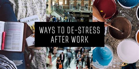 5 De Stressing Activities To Do After Work By April Anne Villena Medium