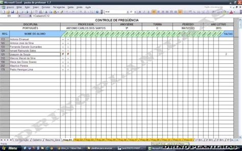 Planilha De Notas Escolares Planilhas De Controle Excel Grátis
