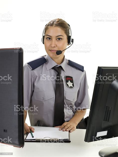 Woman Security Guard Stock Photo Download Image Now Customer