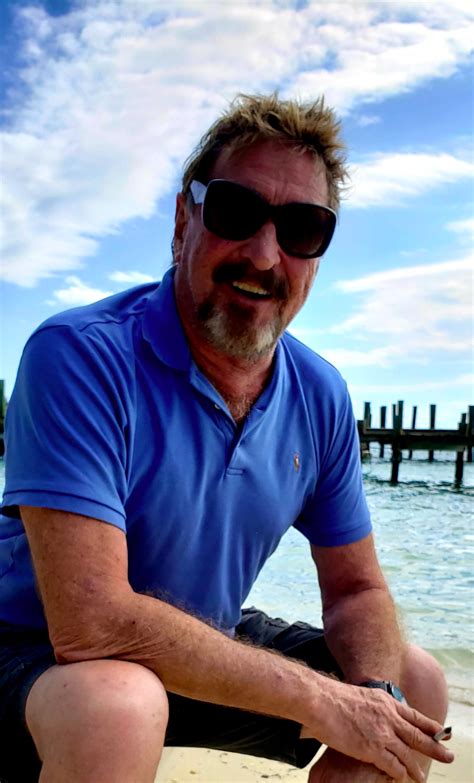 The cybersecurity pioneer made the startling claim on twitter and shared images of himself lying in a hospital bed covered in tubes. John McAfee — Bitcoin's Million Dollar Man | by humanjets ...