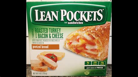 Lean Pockets Roasted Turkey With Bacon And Cheese Review Youtube