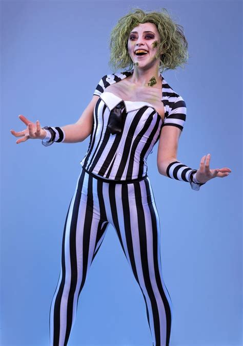 Beetlejuice is a 1988 american fantasy comedy film directed by tim burton, produced by the geffen company, and distributed by warner bros. Beetlejuice Makeup DIY | Beetlejuice costume, Beetlejuice ...