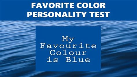 Blue Favorite Color Personality Test Reveals Your True Personality Traits