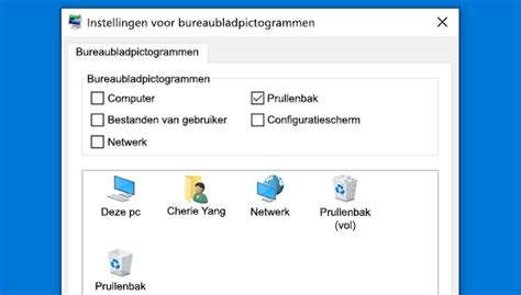 Bureaubladpictogrammen Weergeven In Windows 10