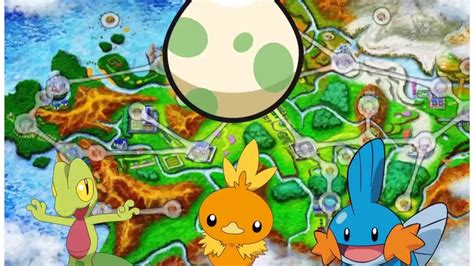 How To Get Treecko Torchic And Mudkip Egg On Pokemon X Y Game Youtube