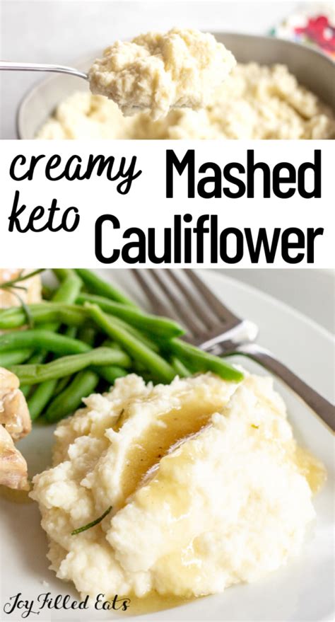 Keto Cauliflower Mash Low Carb Dairy Free Vegan Paleo Whole30