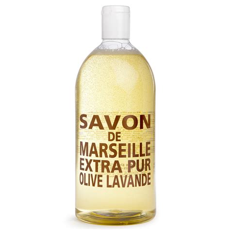 REFILL Savon de Marseille Extra Pur Liquid Soap (33.8 oz) Natural Bath ...