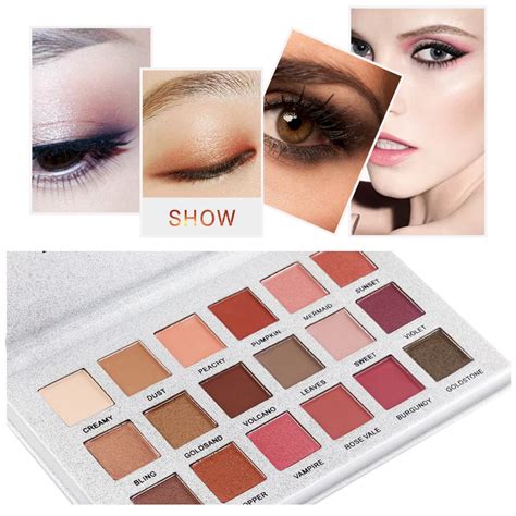 Eye Shadow Fashion 18 Colors Eyeshadow Palette Luxury Golden Matte Nude