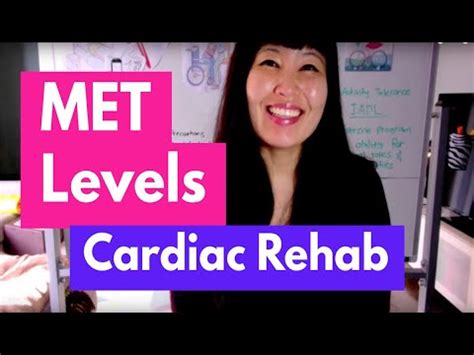 Cardiac Rehab MET Levels OT MIRI YouTube