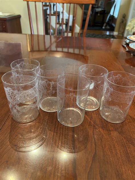 Antique Etched Drinking Glasses — Historic Glasshouse Forum