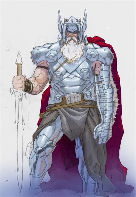 Future King Thor Thor Art Marvel Comics Art Comic Art