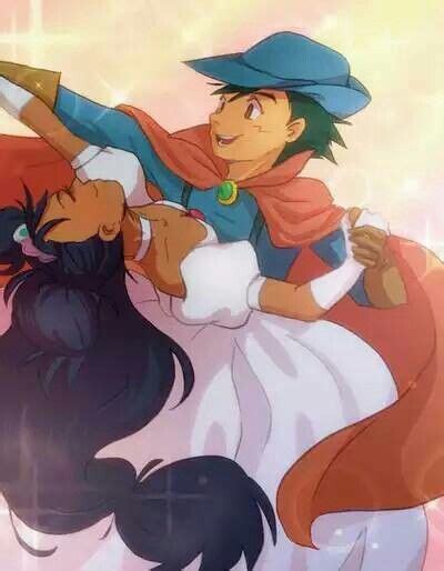 Knight Ash A Dancing With His Beloved Princess Iris A