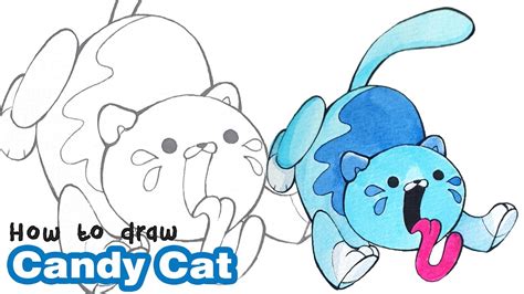 How To Draw Candy Cat Poppy Playtime Youtube
