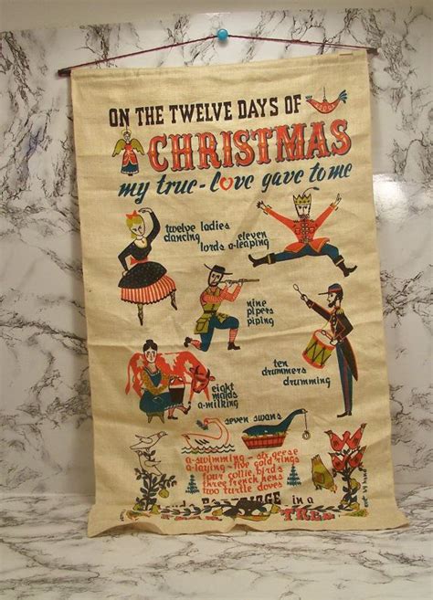 Vintage On The 12 Days Of Christmas My By Landsvintagepickers 12 Days Of Christmas Twelve