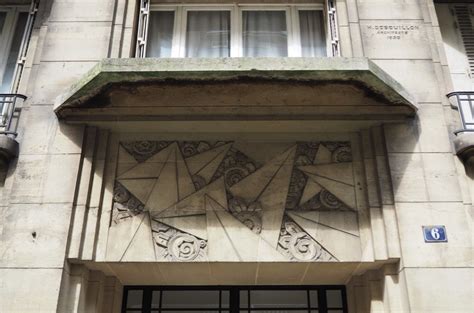 France French Art Deco Architecture Of The 17th Arrondissement In
