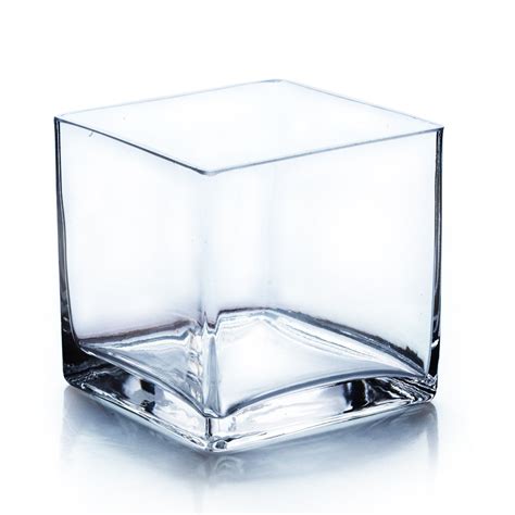 Mga Vase Ng Square Glass Kasangkapan 2023