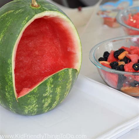 Frog Shaped Watermelon Fruit Bowl Kid Friendly Things To Do
