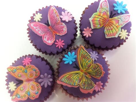 Pretty Butterfly Cupcakes Made By 11 Year Old Kayleigh Butterfly