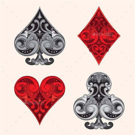 13 Vector Playing Card Template Images Free Vector
