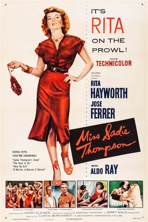 miss sadie thompson 1953 posters — the movie database tmdb