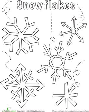 Select from 33042 printable coloring pages of cartoons animals nature bible and many more. Snowflake | Worksheet | Education.com