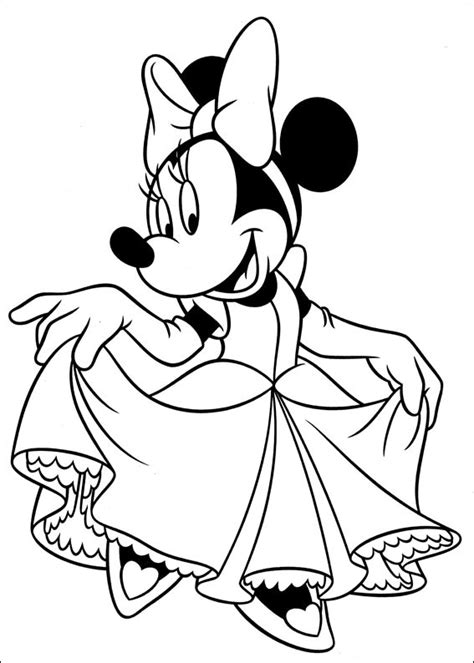 Dibujar Minnie Mouse 36
