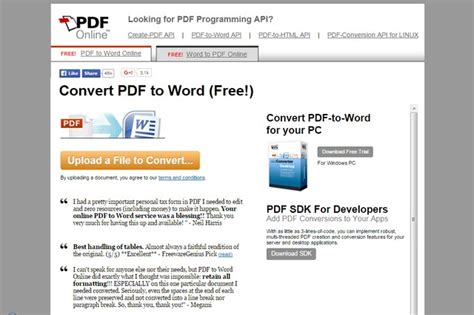 11 Best Online Pdf To Word Converters And Word To Pdf Converters