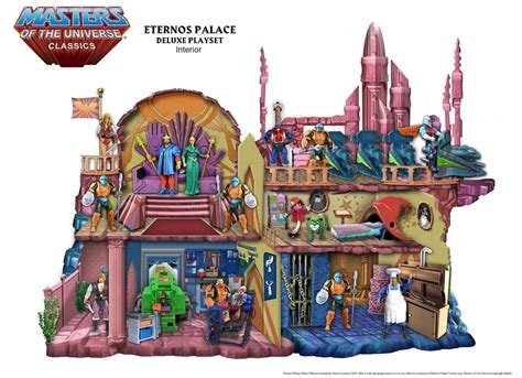 Eternos Palace Custom Action Figures Masters Of The Universe He Man Artwork