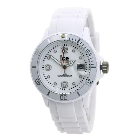 Ice Watch Ice Siweus09 Unisex Ice Forever White Dial White Rubber