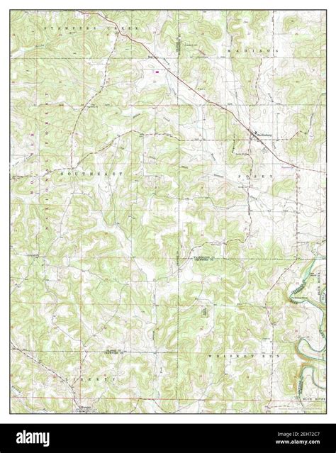 Hardinsburg Indiana Map 1966 124000 United States Of America By Timeless Maps Data Us