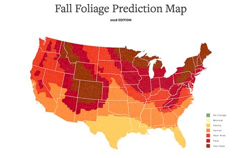 This Interactive Fall Foliage Map Shows You When Leaves Start Changing