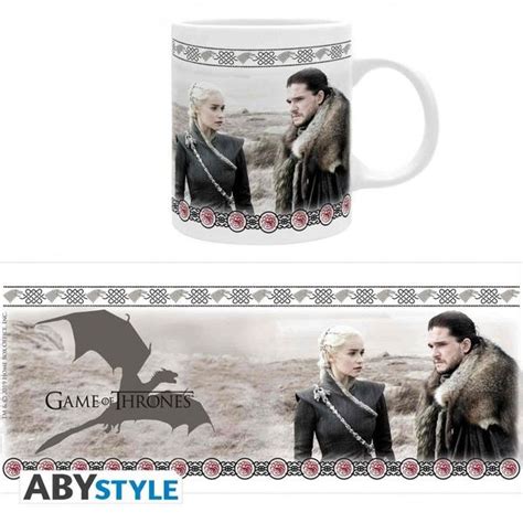 Game Of Thrones Mug 320 Ml Jon Snow And Daenerys Targaryen Abystyle