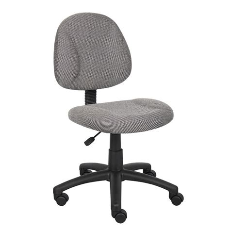 Arms do not extend out like other chairs so this may not work for wider girth individuals (although they can the brand autonomous are well known for producing excellent standing desks at reasonable. Boss Perfect Posture Deluxe Office Task Chair without Arms ...