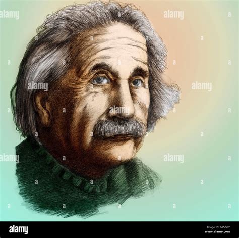 Albert Einstein 1879 1955 German Born Theoretical Hi Res Stock