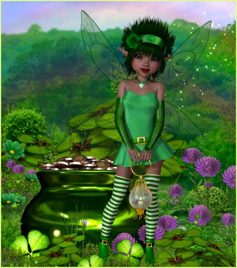 Little Irish Fairy Graphics Butterflywebgraphics