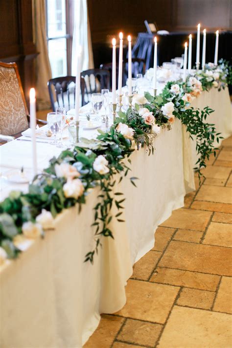 Every Wedding Should Have A Unique Style Head Table Wedding Flowers