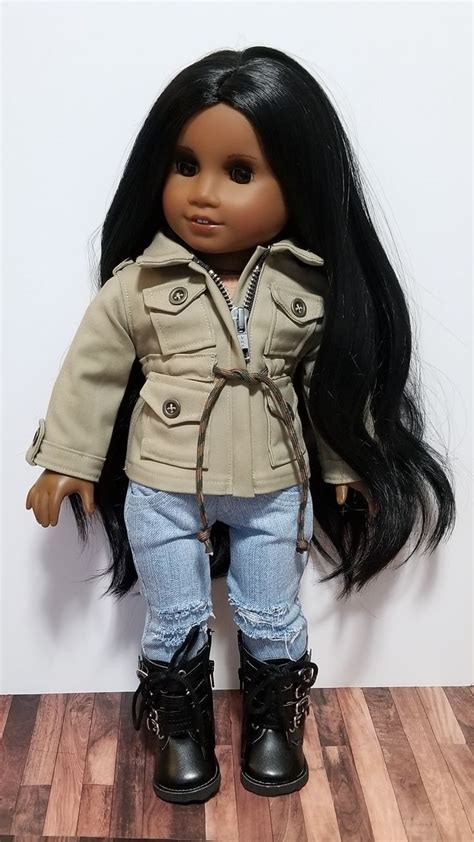 coat by angel marie boutique on etsy american girl doll