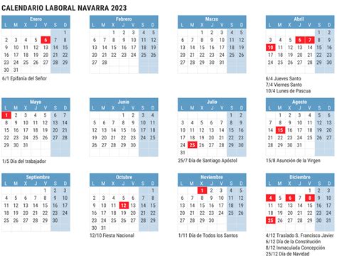 Calendario Laboral Navarra 2023 Festivos Y Puentes Cómo