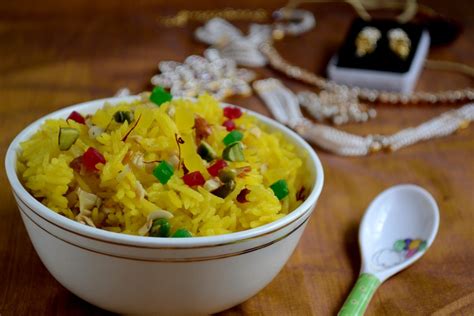 Zarda Kashmiri Sweet Saffron Rice Gayathris Cook Spot