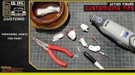 Customizing Action Figures Tutorial Preparing Joints For Paint