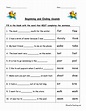 Beginning and Ending Sounds Worksheet by Teach Simple