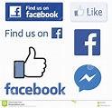 Find Us On Facebook Logo Vector at Vectorified.com | Collection of Find ...