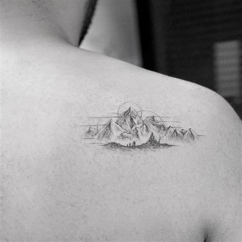 Mountains Tattoo Best Tattoo Ideas Gallery Hiking Tattoo Tattoos