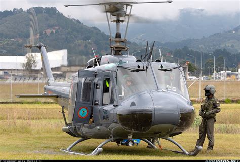 Bell Uh 1h Huey Ii 205 Colombia Air Force Aviation Photo