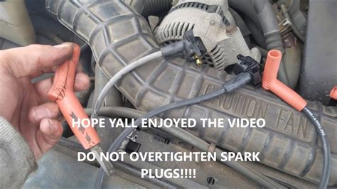 How To Replace Spark Plugs And Wires 6 Cylinder Ford Ranger Youtube
